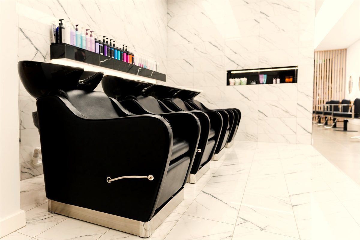 Wash basins at Fallachi Hair Berwick